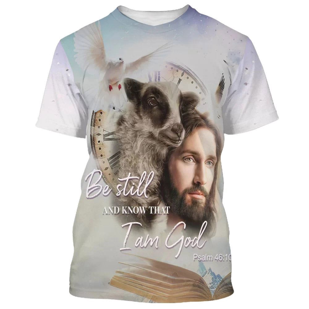 Be Still And Know That I Am God Jesus And Sheep 3D T Shirt Christian T Shirt Jesus Tshirt Designs Jesus Christ Shirt 1 iabykt.jpg Be Still And Know That I Am God Jesus And Sheep 3D T Shirt Christian T Shirt Jesus Tshirt Designs Jesus Christ Shirt 1 iabykt.jpg