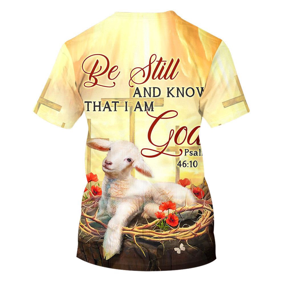 Be Still And Know That I Am God Sheep 3D T Shirt Christian T Shirt Jesus Tshirt Designs Jesus Christ Shirt 2 oliboc.jpg Be Still And Know That I Am God Sheep 3D T Shirt Christian T Shirt Jesus Tshirt Designs Jesus Christ Shirt 2 oliboc.jpg