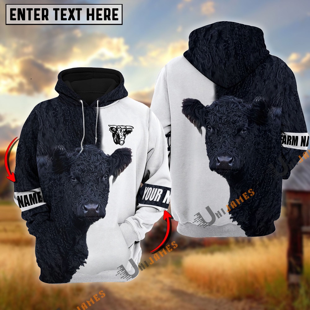 Belted Galloway Cattle And White Personalized Name Shirt Farm Hoodie Farmher Shirt 1 in9mgt.jpg