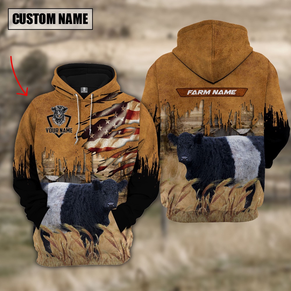Belted Galloway Custom Name US FLAG Pattern Hoodie Farm Hoodie Farmher Shirt 1 xe0vsl.jpg Belted Galloway Custom Name US FLAG Pattern Hoodie Farm Hoodie Farmher Shirt 1 xe0vsl.jpg