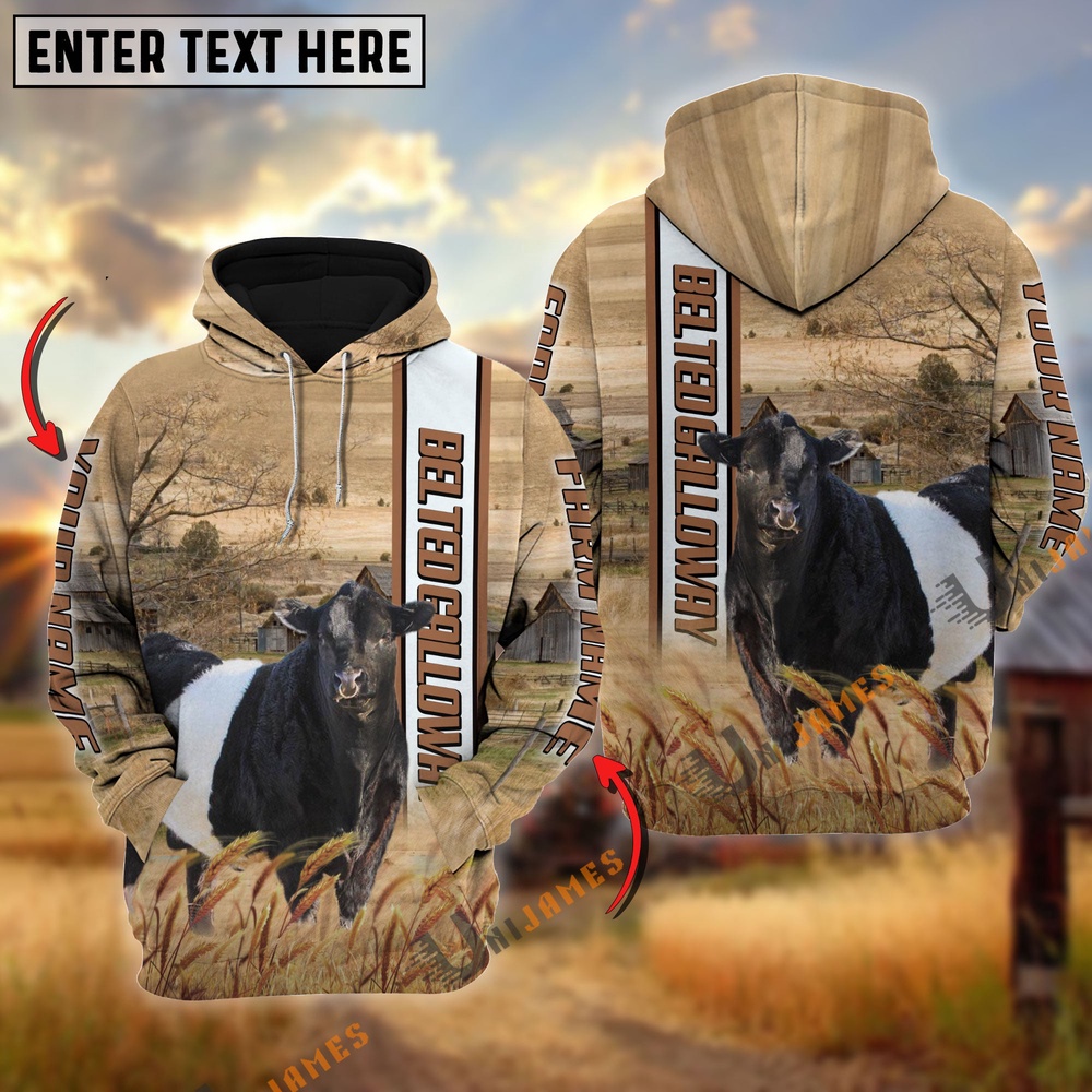 Belted Galloway Happy Farm Life Personalized Name Farm Name 3D Hoodie Farm Hoodie Farmher Shirt 1 hykhp2.jpg Belted Galloway Happy Farm Life Personalized Name Farm Name 3D Hoodie Farm Hoodie Farmher Shirt 1 hykhp2.jpg