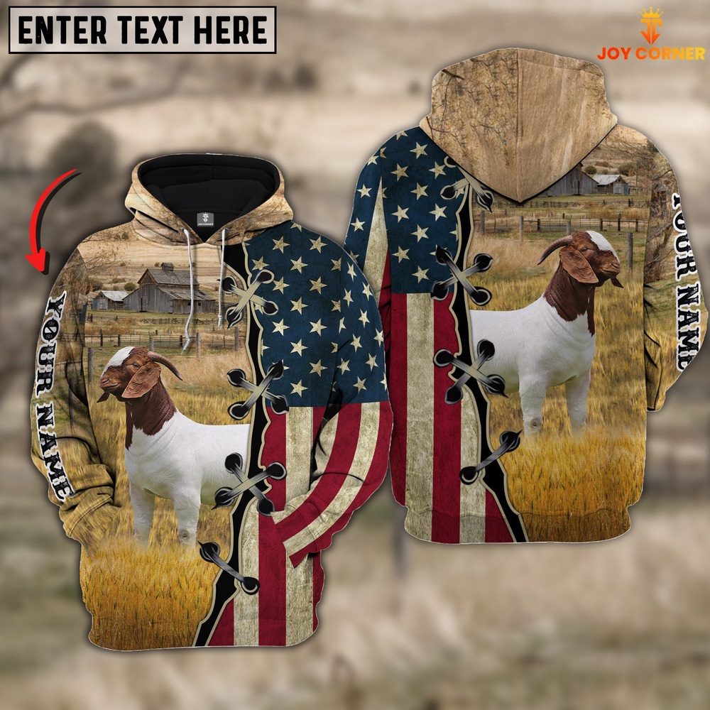 Boer On Farms Custom Name American Flag 3D Shirt Farm Hoodie Farmher Shirt 1 djbwpi.jpg