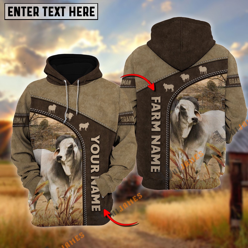 Brahman Happiness Farming Personalized Name Farm Name 3D Hoodie Farm Hoodie Farmher Shirt 1 bjm4hw.jpg