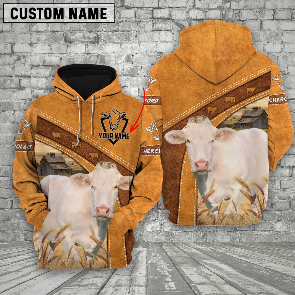 Charolais 3D Customized Name Farm Name Hoodie Farm Hoodie Farmher Shirt 1 ea59li.jpg Charolais 3D Customized Name Farm Name Hoodie Farm Hoodie Farmher Shirt 1 ea59li.jpg