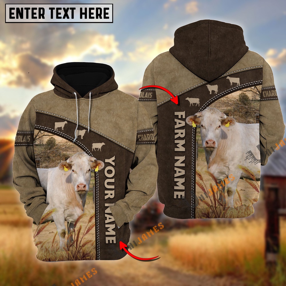 Charolais Happiness Farming Personalized Name Farm Name 3D Hoodie Farm Hoodie Farmher Shirt 1 akzfe4.jpg Charolais Happiness Farming Personalized Name Farm Name 3D Hoodie Farm Hoodie Farmher Shirt 1 akzfe4.jpg