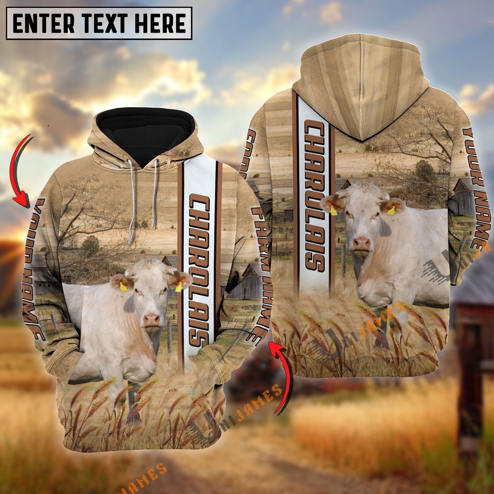 Charolais Happy Farm Life Personalized Name Farm Name 3D Hoodie Farm Hoodie Farmher Shirt 1 qrqbka.jpg Charolais Happy Farm Life Personalized Name Farm Name 3D Hoodie Farm Hoodie Farmher Shirt 1 qrqbka.jpg