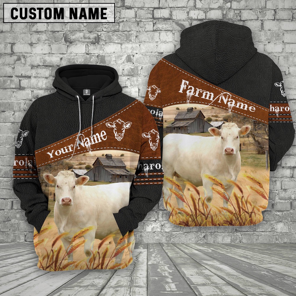 Charolais On Farm Custom Name Printed 3D Black Hoodie Farm Hoodie Farmher Shirt 1 njnigz.jpg Charolais On Farm Custom Name Printed 3D Black Hoodie Farm Hoodie Farmher Shirt 1 njnigz.jpg