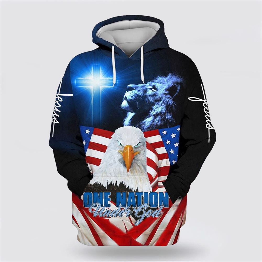 Christ Cross Eagle Lion One Nation Under God 3D Hoodie Christian Hoodie Bible Hoodies Scripture Hoodies 1 ltkg95.jpg