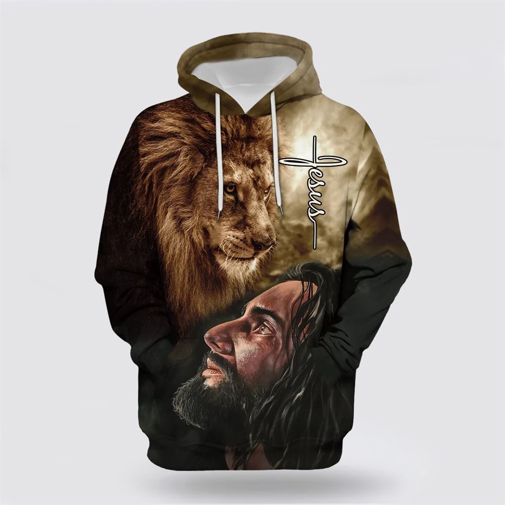 Christian Jesus Lion 3D Hoodie Christian Hoodie Bible Hoodies Scripture Hoodies 1 z9pttm.jpg