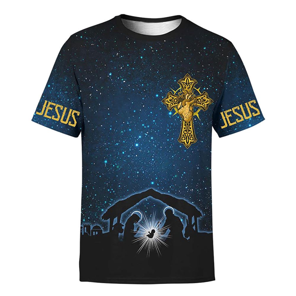 Christmas Nativity Scene Night Light Jesus Christmas 3D T Shirt Christian T Shirt Jesus Tshirt Designs Jesus Christ Shirt 1 guedld.jpg Christmas Nativity Scene Night Light Jesus Christmas 3D T Shirt Christian T Shirt Jesus Tshirt Designs Jesus Christ Shirt 1 guedld.jpg