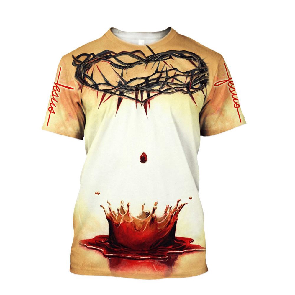 Crown Of Thorn Jesus Unisexs 3D T Shirt Christian T Shirt Jesus Tshirt Designs Jesus Christ Shirt 1 bsrayp.jpg Crown Of Thorn Jesus Unisexs 3D T Shirt Christian T Shirt Jesus Tshirt Designs Jesus Christ Shirt 1 bsrayp.jpg