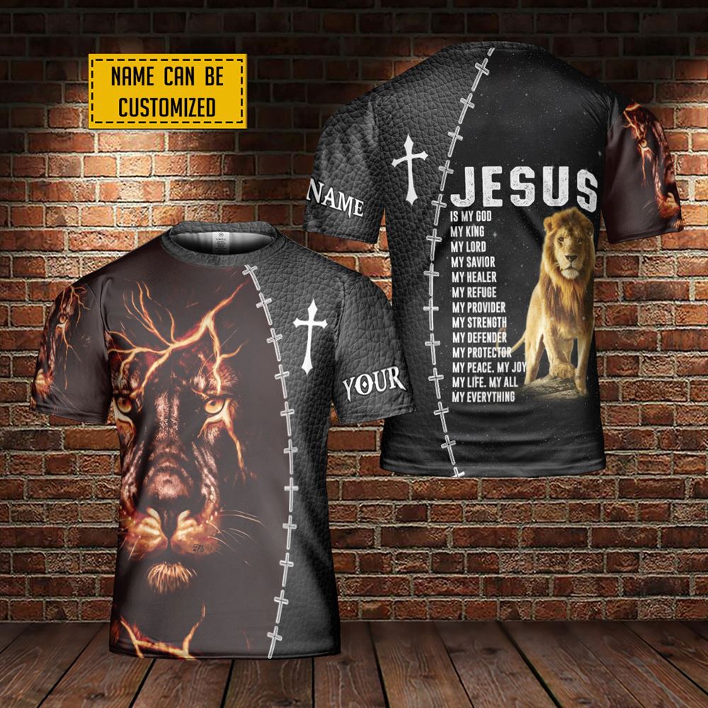 Custom NameLion Of God Jesus Is My God Jesus Is My King 3D T Shirt Christian T Shirt Jesus Tshirt Designs Jesus Christ Shirt 1 kre7e4.jpg Custom NameLion Of God Jesus Is My God Jesus Is My King 3D T Shirt Christian T Shirt Jesus Tshirt Designs Jesus Christ Shirt 1 kre7e4.jpg