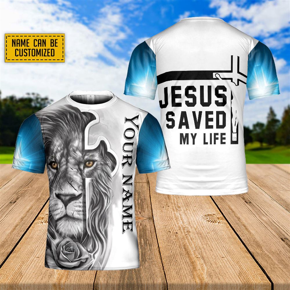 Custom NameLion Of God Jesus Saved My Life 3D T Shirt Christian T Shirt Jesus Tshirt Designs Jesus Christ Shirt 1 ywybfs.jpg Custom NameLion Of God Jesus Saved My Life 3D T Shirt Christian T Shirt Jesus Tshirt Designs Jesus Christ Shirt 1 ywybfs.jpg