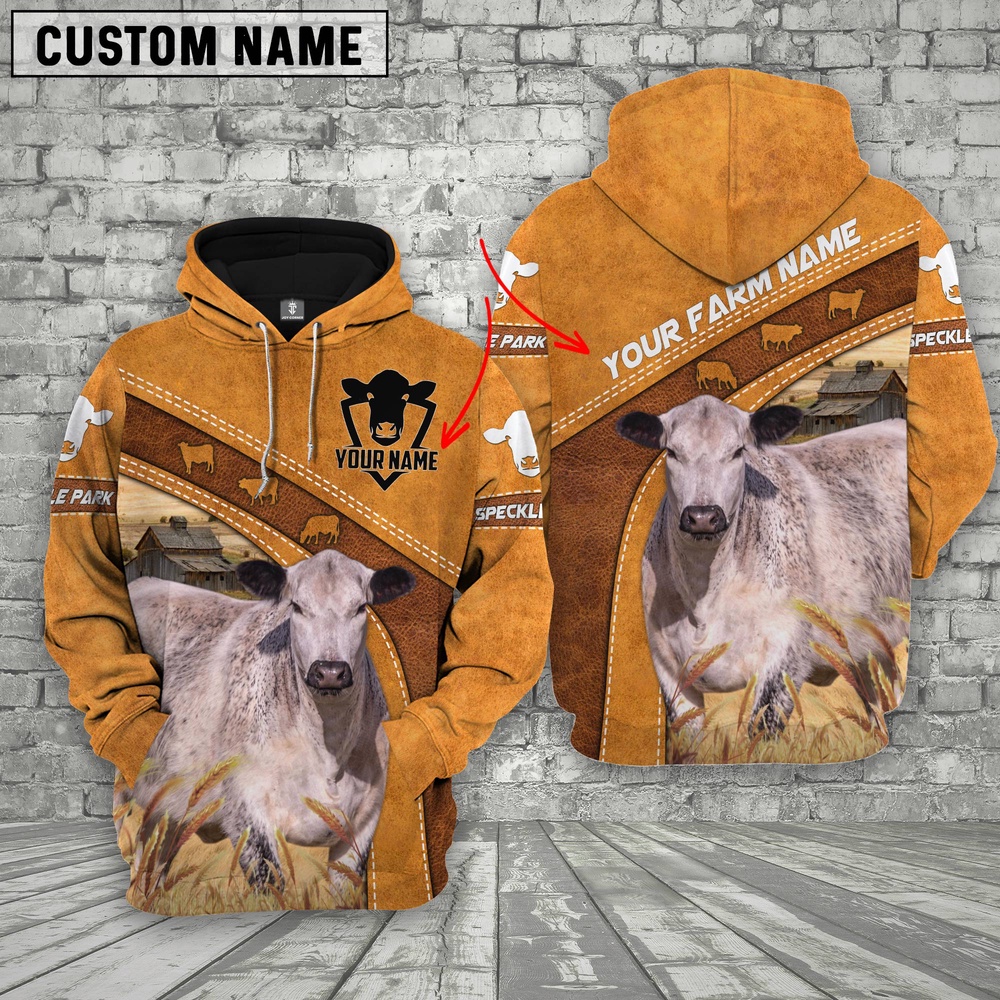 Custom Name 3D Speckle Park Cattle Hoodie Farm Hoodie Farmher Shirt 1 xqgzno.jpg