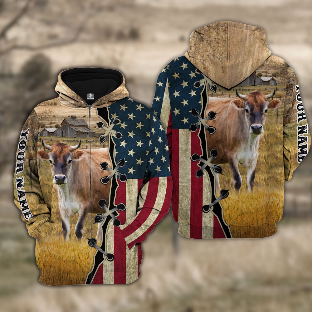 Custom Name Brown Swiss Cattle American Flag 3D Shirt Farm Hoodie Farmher Shirt 1 imesvv.jpg Custom Name Brown Swiss Cattle American Flag 3D Shirt Farm Hoodie Farmher Shirt 1 imesvv.jpg