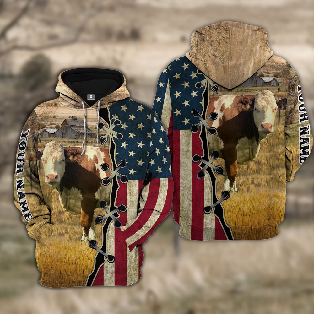 Custom Name Fleckvieh Cattle American Flag 3D Shirt Farm Hoodie Farmher Shirt 1 askn9w.jpg Custom Name Fleckvieh Cattle American Flag 3D Shirt Farm Hoodie Farmher Shirt 1 askn9w.jpg