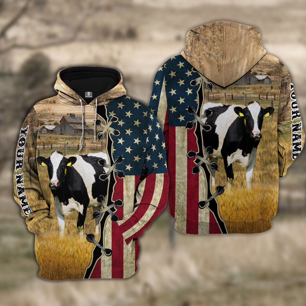 Custom Name Holstein Cattle American Flag 3D Shirt Farm Hoodie Farmher Shirt 1 rwzsi3.jpg Custom Name Holstein Cattle American Flag 3D Shirt Farm Hoodie Farmher Shirt 1 rwzsi3.jpg