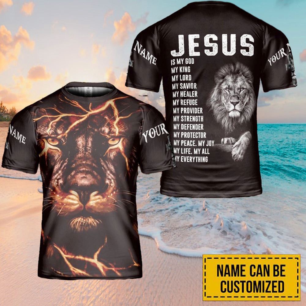 Custom Name Lion Jesus 3D T Shirt Christian T Shirt Jesus Tshirt Designs Jesus Christ Shirt 1 dwblt7.jpg Custom Name Lion Jesus 3D T Shirt Christian T Shirt Jesus Tshirt Designs Jesus Christ Shirt 1 dwblt7.jpg