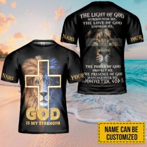 Customized Name God Is My Strength…