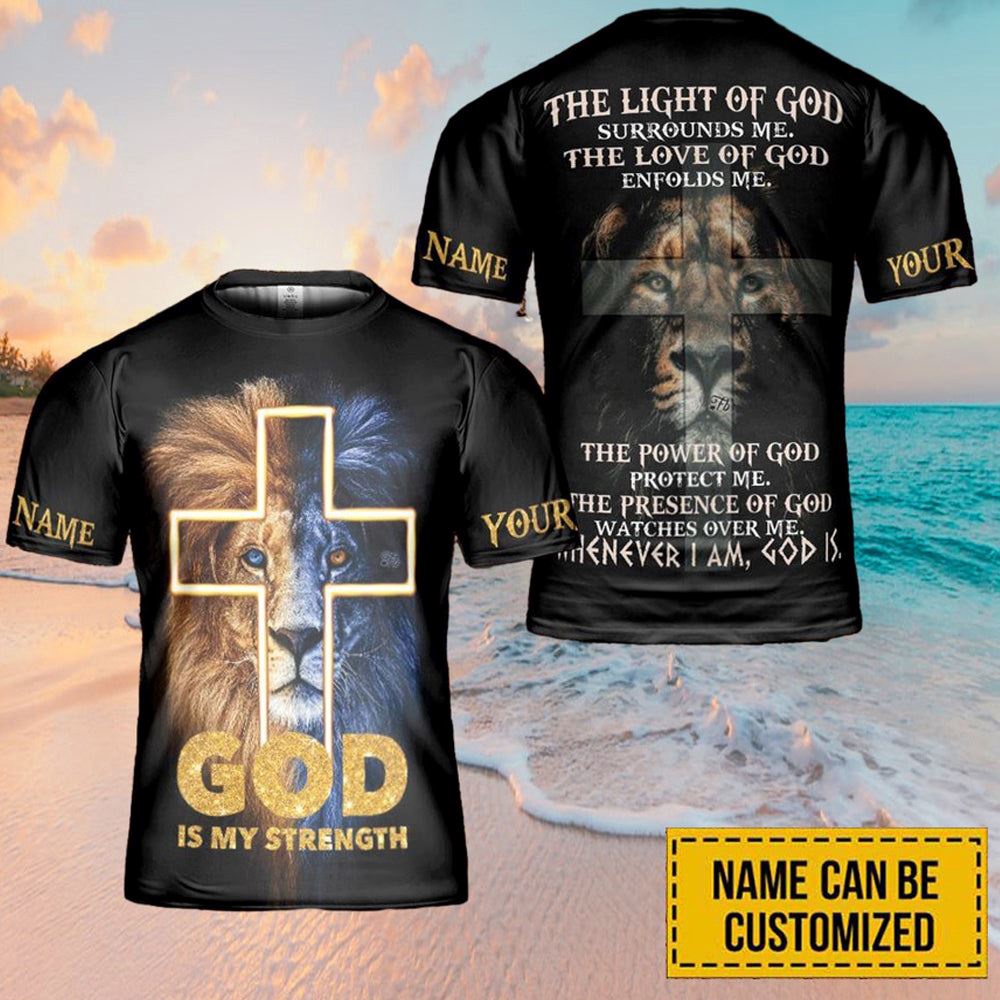 Customized Name God Is My Strength Jesus 3D T Shirt Christian T Shirt Jesus Tshirt Designs Jesus Christ Shirt 1 lztar3.jpg Customized Name God Is My Strength Jesus 3D T Shirt Christian T Shirt Jesus Tshirt Designs Jesus Christ Shirt 1 lztar3.jpg