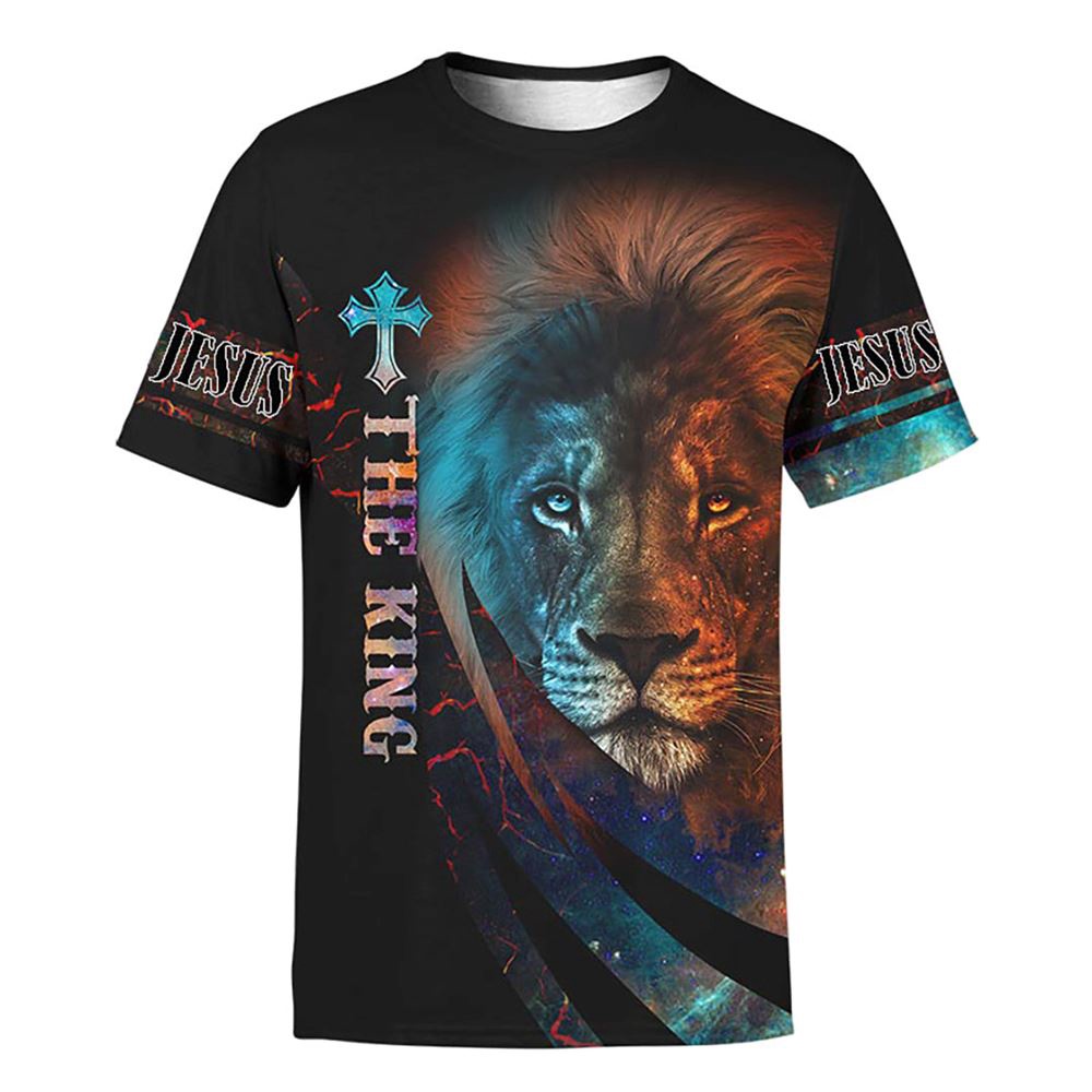 Customized The King Jesus Lion 3D T Shirt Christian T Shirt Jesus Tshirt Designs Jesus Christ Shirt 1 zd3ecf.jpg Customized The King Jesus Lion 3D T Shirt Christian T Shirt Jesus Tshirt Designs Jesus Christ Shirt 1 zd3ecf.jpg