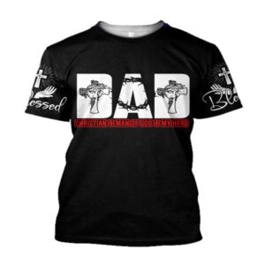 Dad Jesuss 3D T-Shirt, Christian T…