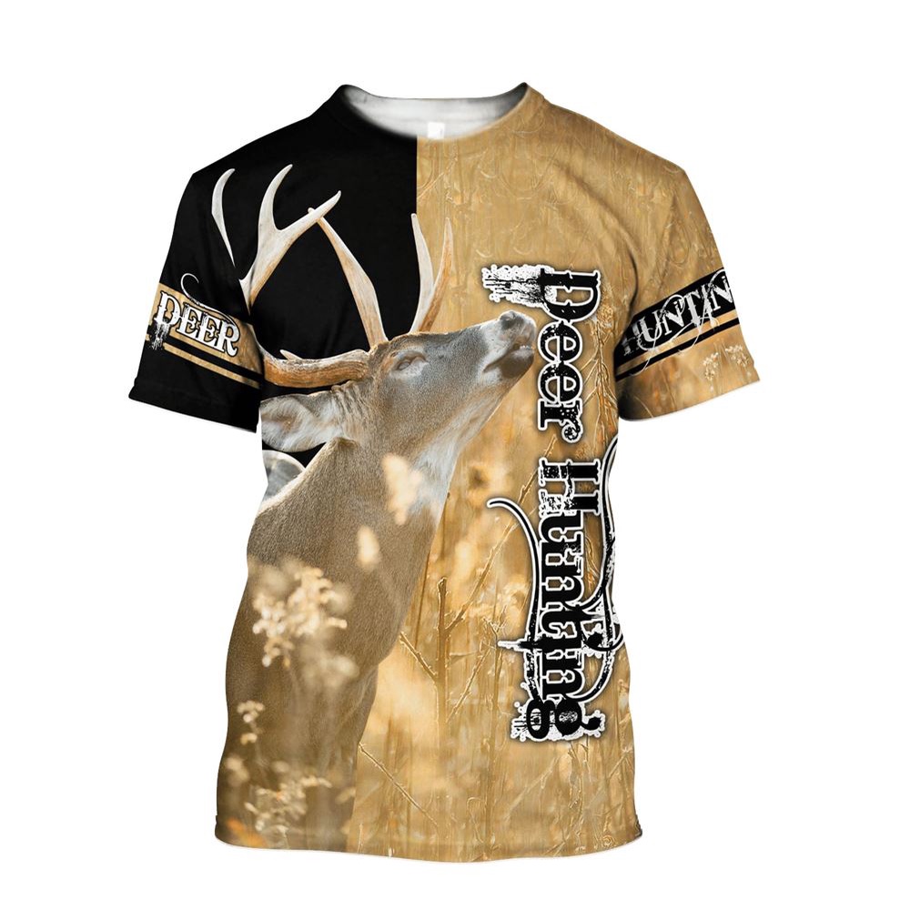 Deer Hunting Jesus Unisexs 3D T Shirt Christian T Shirt Jesus Tshirt Designs Jesus Christ Shirt 1 skfxyk.jpg