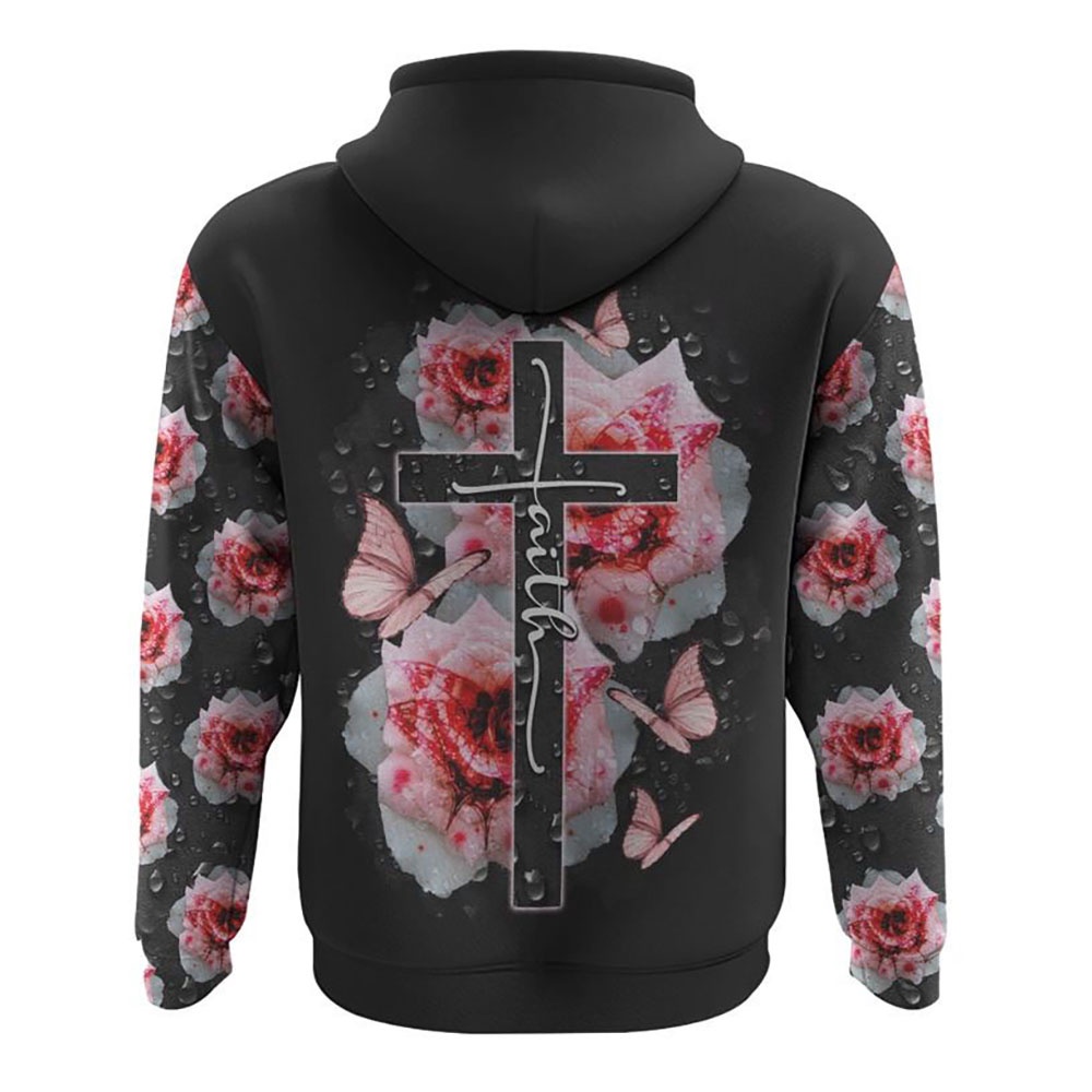 Drop Water Rose Cross Faith Hoodie Christian Hoodie Bible Hoodies Religious Hoodies 2 do3jpg.jpg