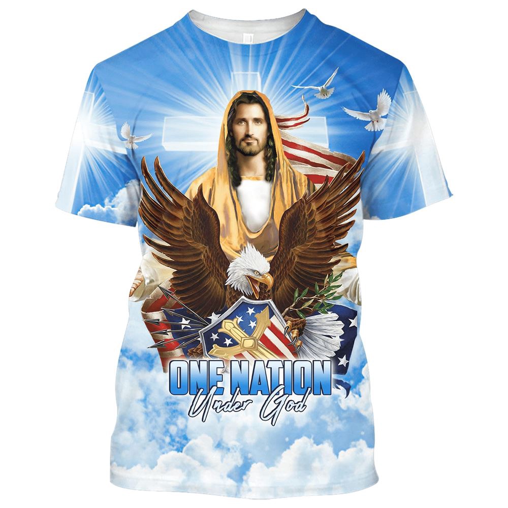 Eagle Jesus Amercican One Nation Under God 3D T Shirt Christian T Shirt Jesus Tshirt Designs Jesus Christ Shirt 1 kedtbw.jpg Eagle Jesus Amercican One Nation Under God 3D T Shirt Christian T Shirt Jesus Tshirt Designs Jesus Christ Shirt 1 kedtbw.jpg