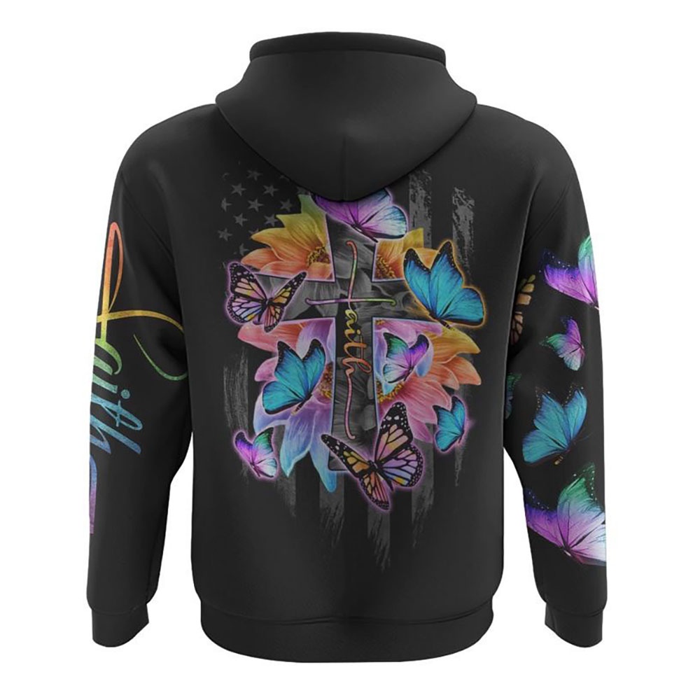 Faith Butterflies Cross Hoodie Christian Hoodie Bible Hoodies Religious Hoodies 2 v8ymar.jpg