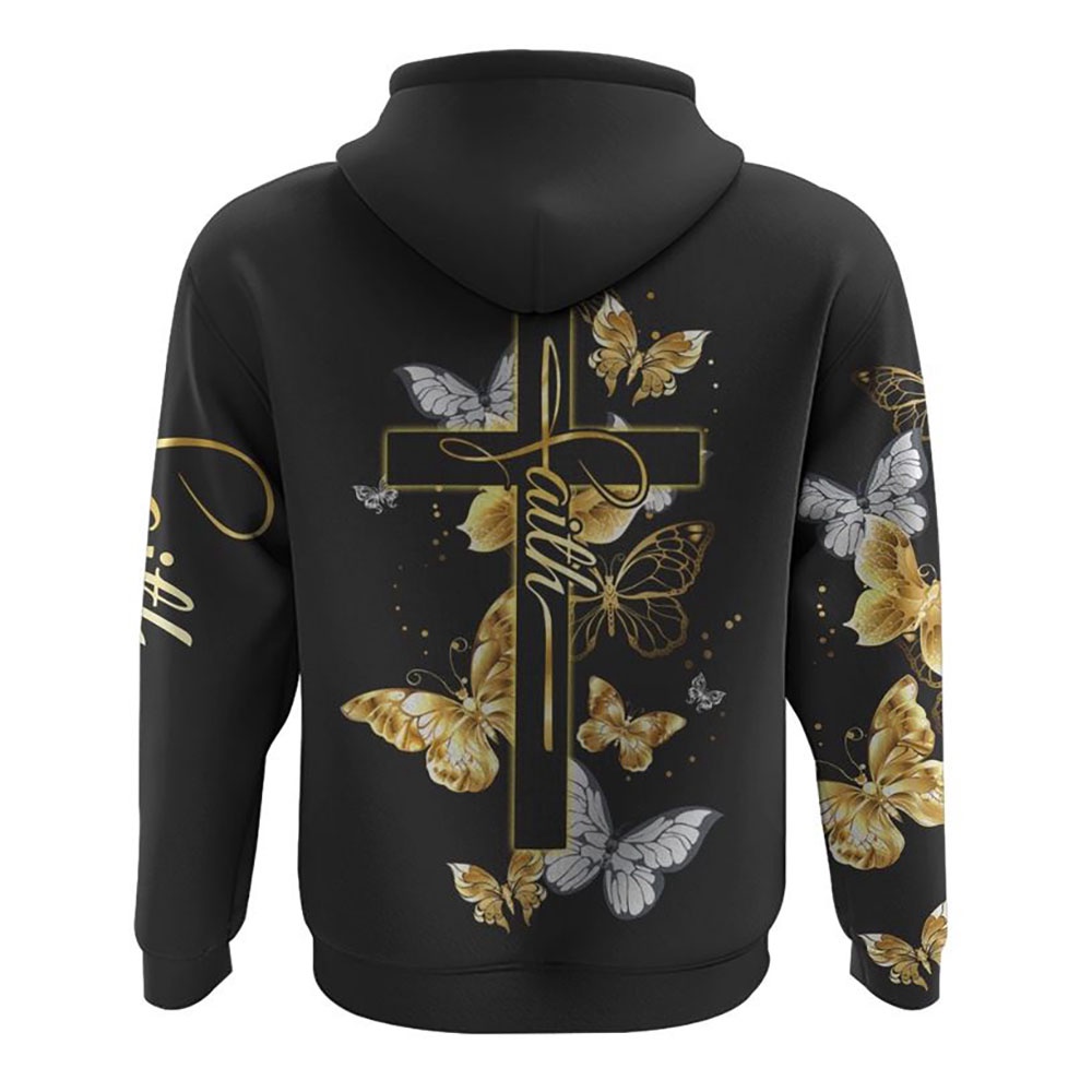 Faith Cross Gold Butterfly Hoodie Christian Hoodie Bible Hoodies Religious Hoodies 2 hwrjcw.jpg