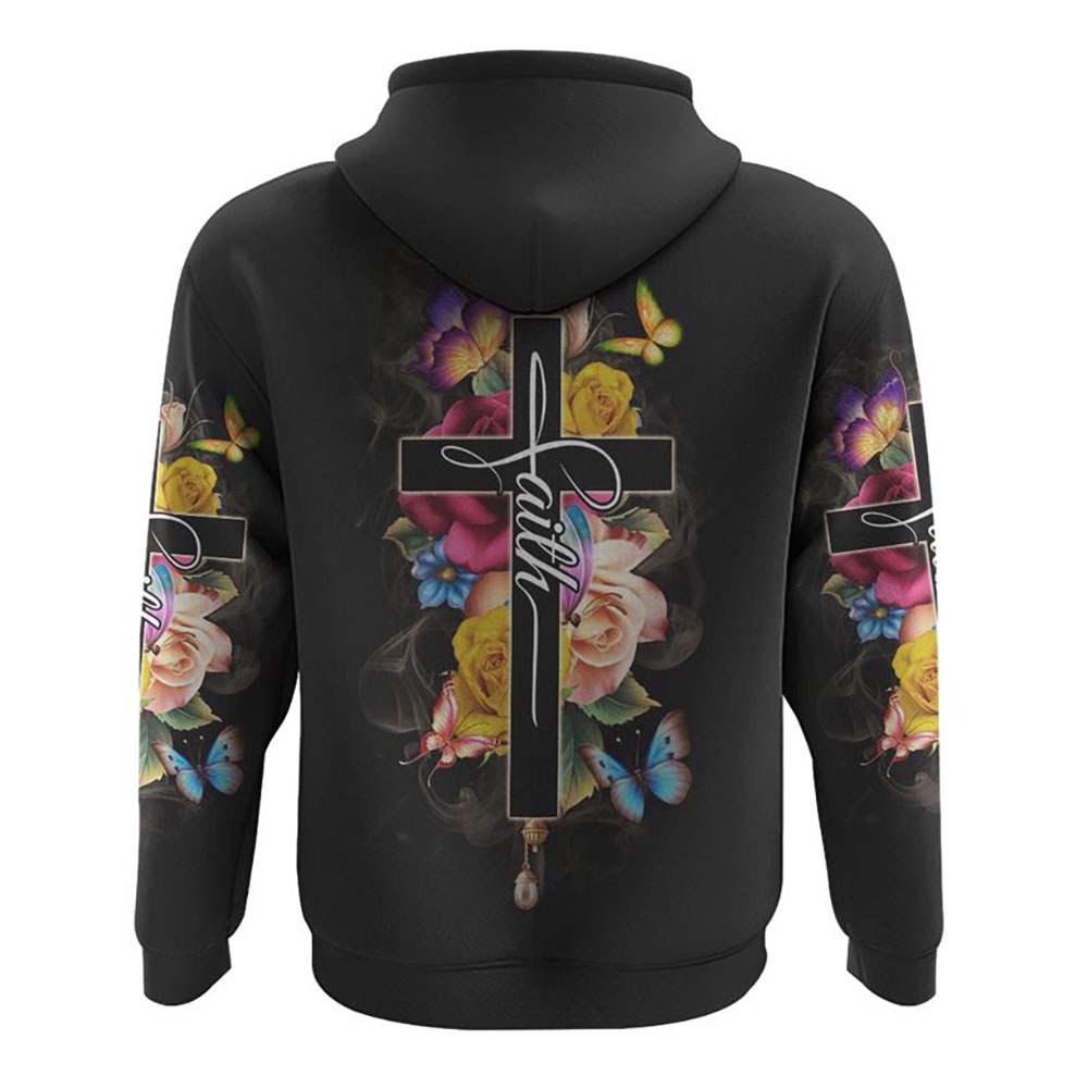 Faith Flowers Cross Butterfly Smoke Hoodie Christian Hoodie Bible Hoodies Religious Hoodies 2 xtvjam.jpg