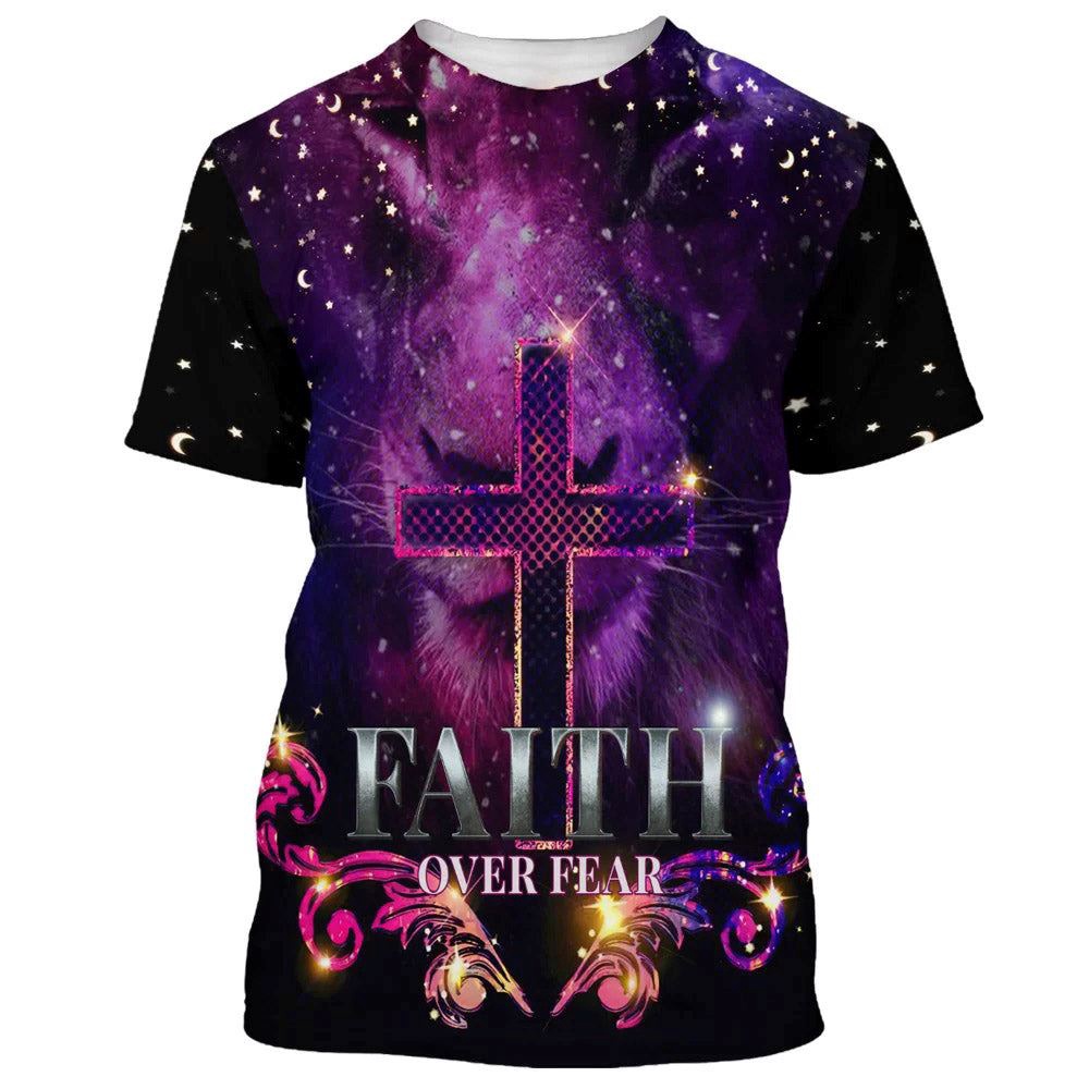 Faith Over Fear Cross 3D T Shirt Christian T Shirt Jesus Tshirt Designs Jesus Christ Shirt 1 ex6jwh.jpg