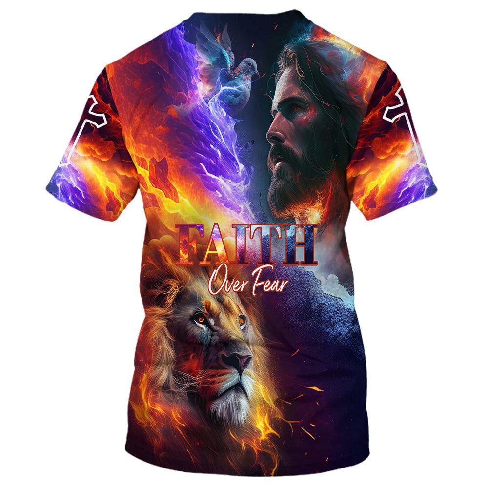Faith Over Fear Jesus And Lion 3D T Shirt Christian T Shirt Jesus Tshirt Designs Jesus Christ Shirt 2 w9bl09.jpg Faith Over Fear Jesus And Lion 3D T Shirt Christian T Shirt Jesus Tshirt Designs Jesus Christ Shirt 2 w9bl09.jpg