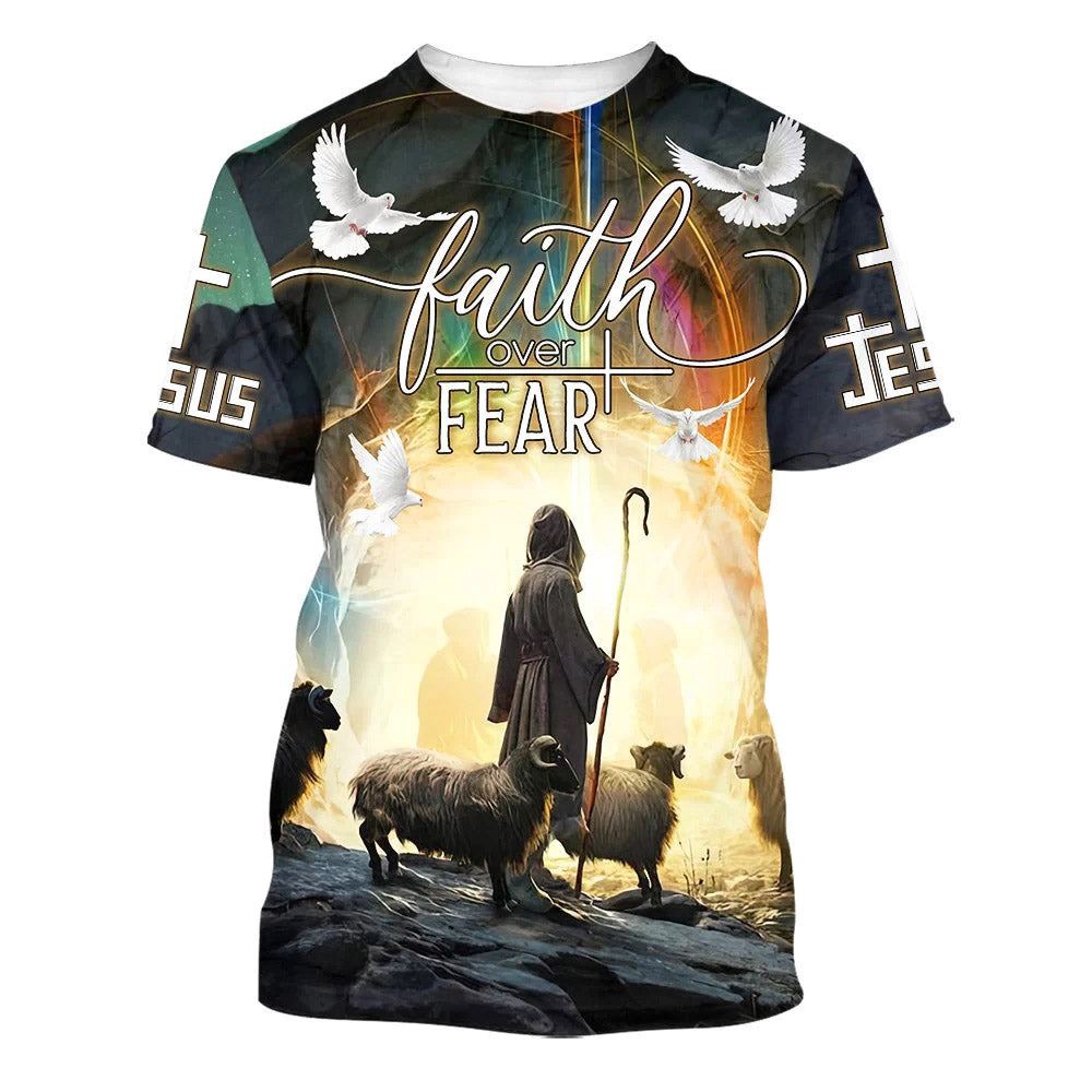 Faith Over Fear Jesus And Sheep 3D T Shirt Christian T Shirt Jesus Tshirt Designs Jesus Christ Shirt 1 voa2wz.jpg Faith Over Fear Jesus And Sheep 3D T Shirt Christian T Shirt Jesus Tshirt Designs Jesus Christ Shirt 1 voa2wz.jpg