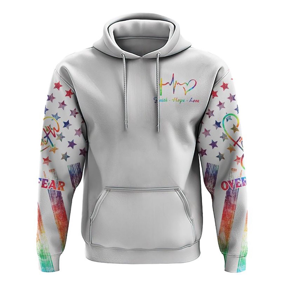 Faith Over Fear Jesus Colorful White Hoodie Christian Hoodie Bible Hoodies Religious Hoodies 1 klhmd9.jpg Faith Over Fear Jesus Colorful White Hoodie Christian Hoodie Bible Hoodies Religious Hoodies 1 klhmd9.jpg