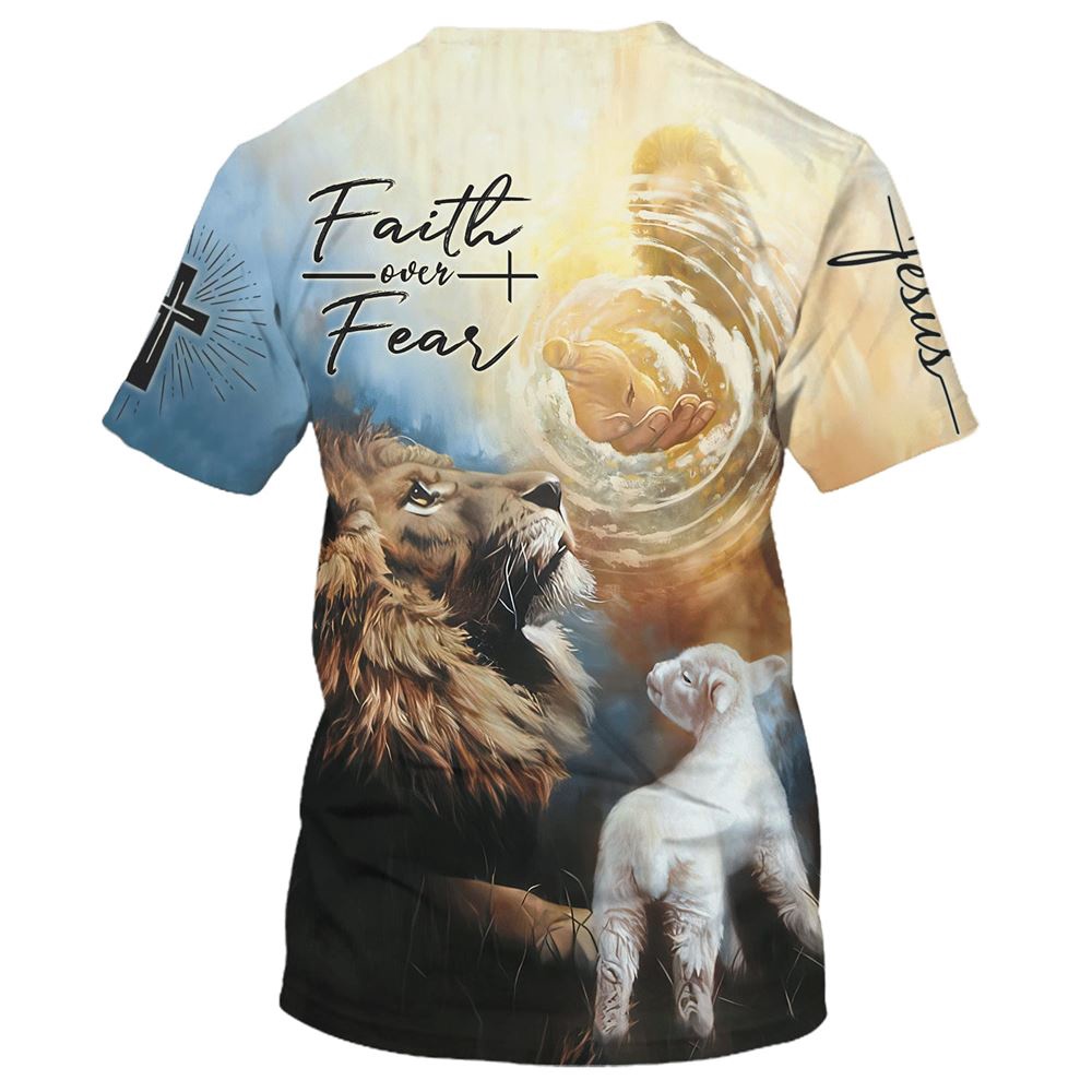 Faith Over Fear Jesus Lion Lamb 3D T Shirt Christian T Shirt Jesus Tshirt Designs Jesus Christ Shirt 2 wo5zae.jpg Faith Over Fear Jesus Lion Lamb 3D T Shirt Christian T Shirt Jesus Tshirt Designs Jesus Christ Shirt 2 wo5zae.jpg