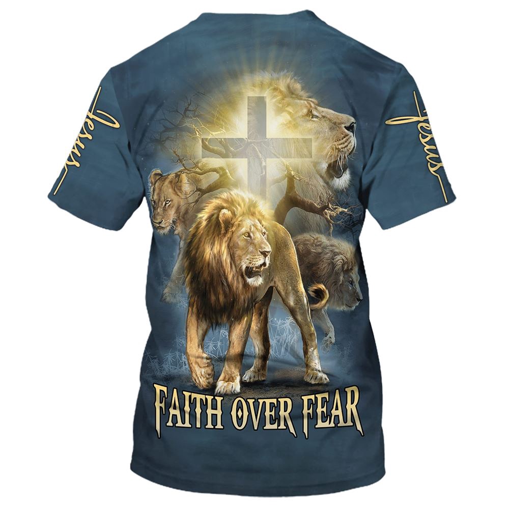 Faith Over Fear Lion Cross 3D T Shirt Christian T Shirt Jesus Tshirt Designs Jesus Christ Shirt 2 ln9xrn.jpg Faith Over Fear Lion Cross 3D T Shirt Christian T Shirt Jesus Tshirt Designs Jesus Christ Shirt 2 ln9xrn.jpg