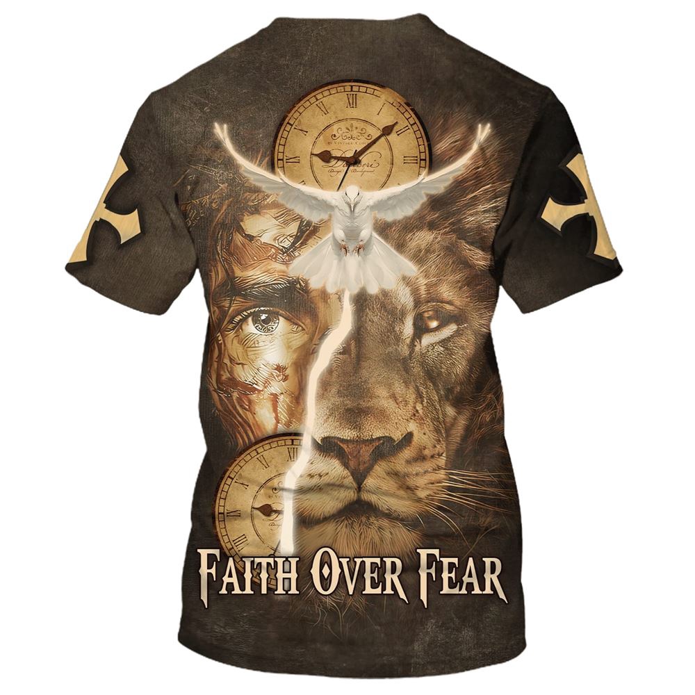 Faith Over Fear Lion Dove 3D T Shirt Christian T Shirt Jesus Tshirt Designs Jesus Christ Shirt 2 k9ajtd.jpg Faith Over Fear Lion Dove 3D T Shirt Christian T Shirt Jesus Tshirt Designs Jesus Christ Shirt 2 k9ajtd.jpg