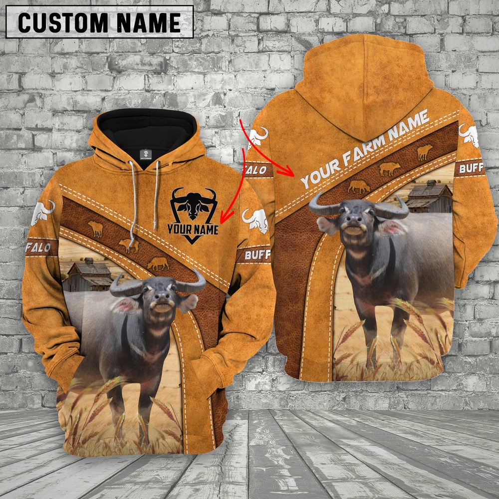 Farm Custom Name Water Buffalo Hoodie Farm Hoodie Farmher Shirt 1 ca1rfq.jpg