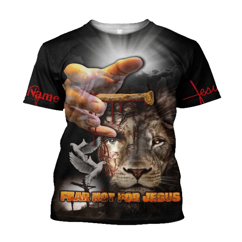 Fear Not For Jesus Lion Customized 3D T Shirt Christian T Shirt Jesus Tshirt Designs Jesus Christ Shirt 1 te2qce.jpg Fear Not For Jesus Lion Customized 3D T Shirt Christian T Shirt Jesus Tshirt Designs Jesus Christ Shirt 1 te2qce.jpg