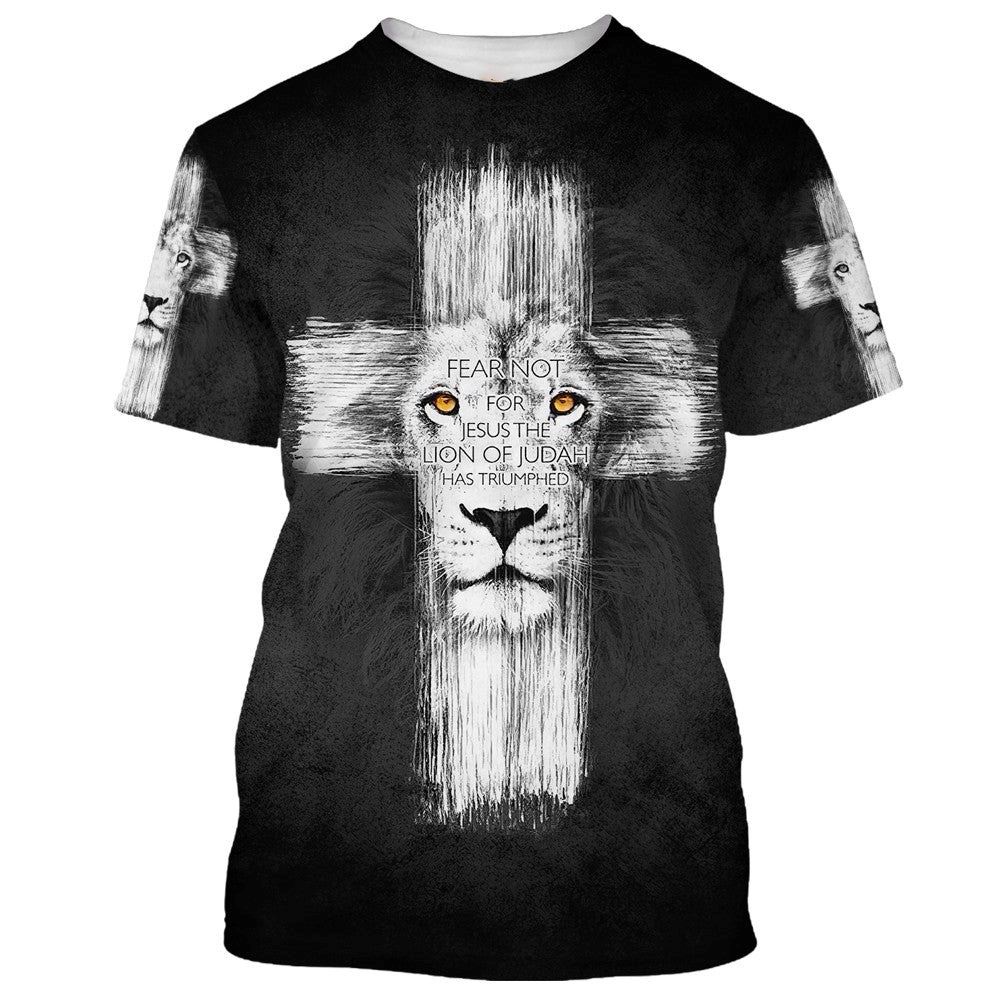 Fear Not For Jesus The Lion Of Judah 3D T Shirt Christian T Shirt Jesus Tshirt Designs Jesus Christ Shirt 1 vgb3kf.jpg Fear Not For Jesus The Lion Of Judah 3D T Shirt Christian T Shirt Jesus Tshirt Designs Jesus Christ Shirt 1 vgb3kf.jpg