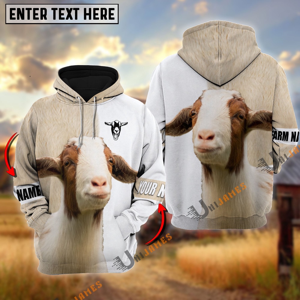 Goat And White Personalized Name Shirt Farm Hoodie Farmher Shirt 1 uo67lw.jpg Goat And White Personalized Name Shirt Farm Hoodie Farmher Shirt 1 uo67lw.jpg