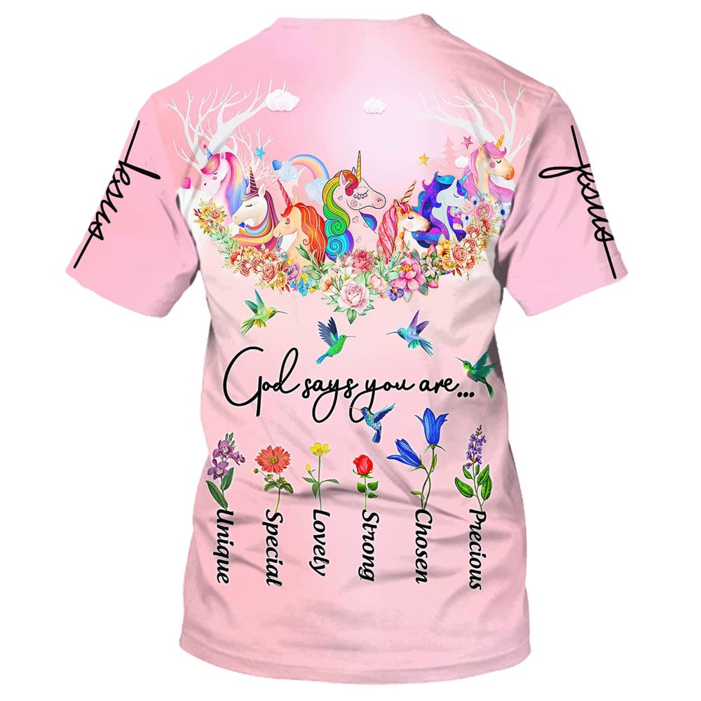 God Say You Are Unicorn And Hummingbird 3D T Shirt Christian T Shirt Jesus Tshirt Designs Jesus Christ Shirt 2 ytztom.jpg God Say You Are Unicorn And Hummingbird 3D T Shirt Christian T Shirt Jesus Tshirt Designs Jesus Christ Shirt 2 ytztom.jpg