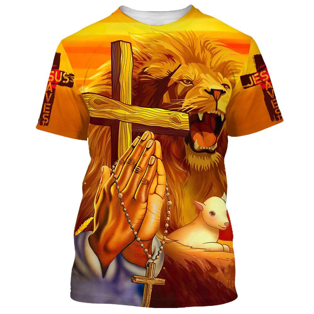 Hand Prayer Jesus Lion And The Lamb 3D T Shirt Christian T Shirt Jesus Tshirt Designs Jesus Christ Shirt 1 drckbv.jpg Hand Prayer Jesus Lion And The Lamb 3D T Shirt Christian T Shirt Jesus Tshirt Designs Jesus Christ Shirt 1 drckbv.jpg