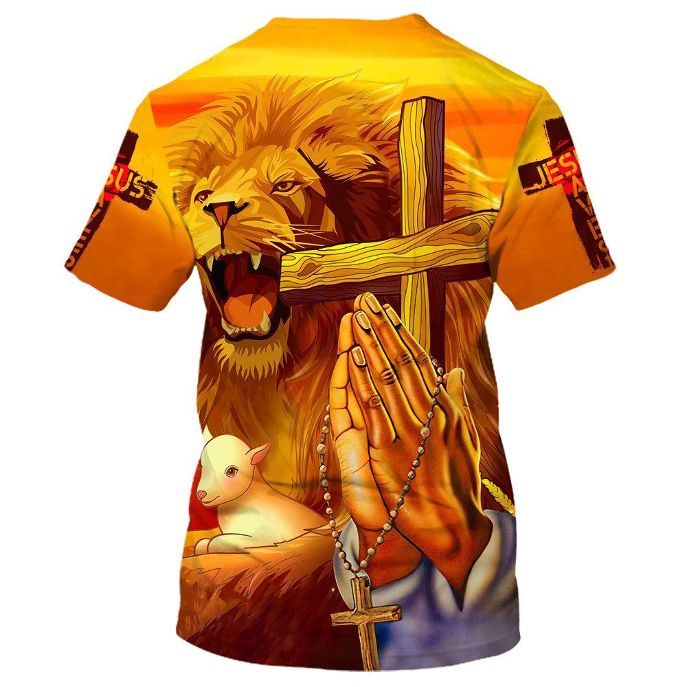 Hand Prayer Jesus Lion And The Lamb 3D T Shirt Christian T Shirt Jesus Tshirt Designs Jesus Christ Shirt 2 riyolz.jpg Hand Prayer Jesus Lion And The Lamb 3D T Shirt Christian T Shirt Jesus Tshirt Designs Jesus Christ Shirt 2 riyolz.jpg