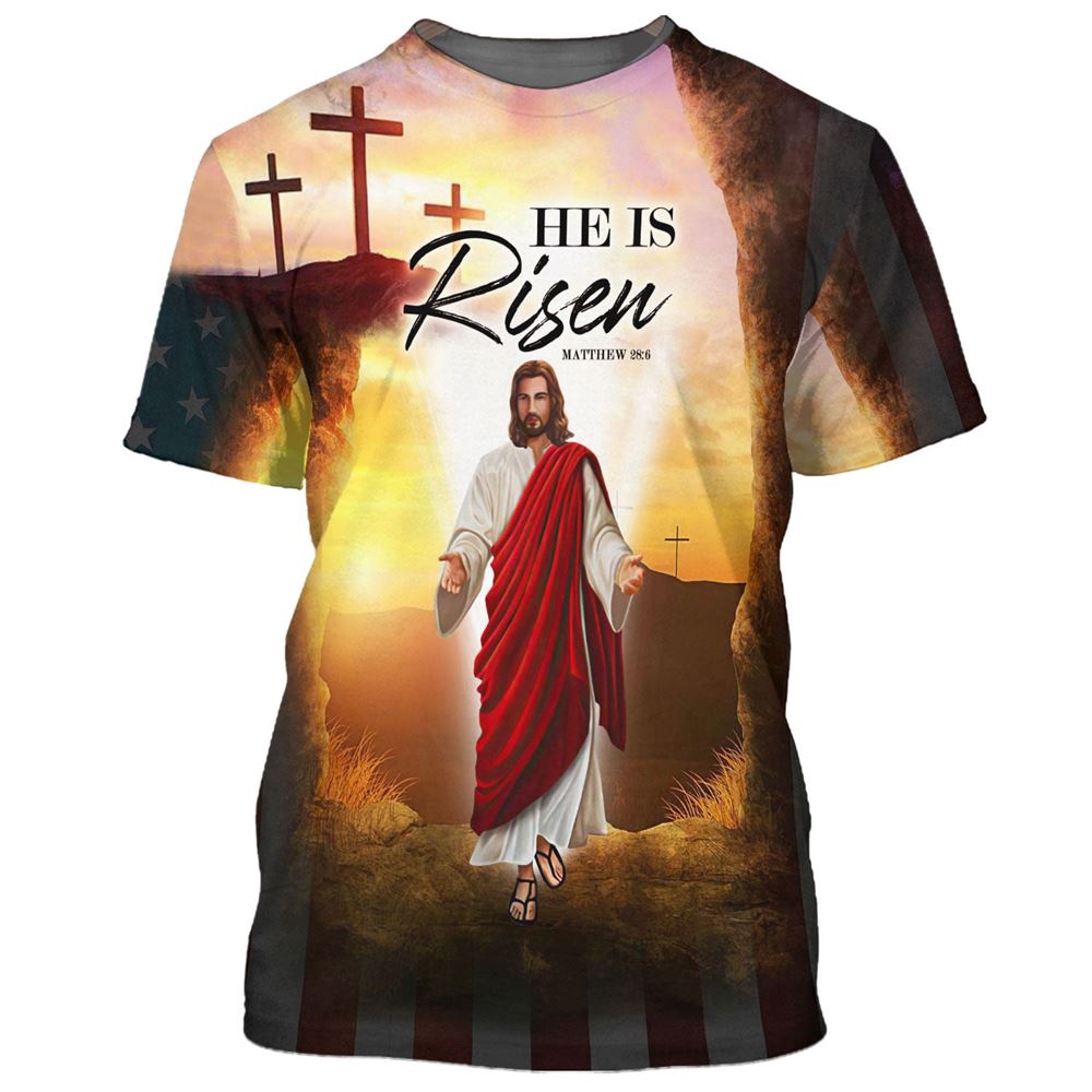 He Is Risen Jesus 3D T Shirt Christian T Shirt Jesus Tshirt Designs Jesus Christ Shirt 1 wwv1b0.jpg He Is Risen Jesus 3D T Shirt Christian T Shirt Jesus Tshirt Designs Jesus Christ Shirt 1 wwv1b0.jpg