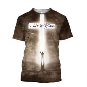 He Is Risen Jesus Vintage 3D…
