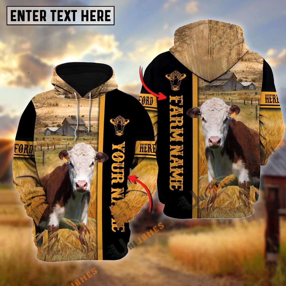 Hereford Autumn Farming Personalized Name Farm Name 3D Hoodie Farm Hoodie Farmher Shirt 1 w7n2lu.jpg