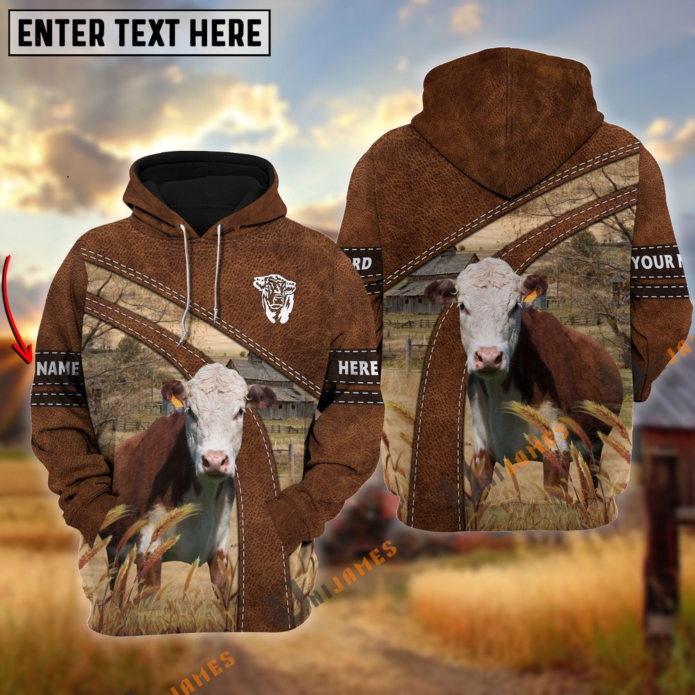 Hereford Custom Name On Sleeve 3D Hoodie Farm Hoodie Farmher Shirt 1 xdvp20.jpg Hereford Custom Name On Sleeve 3D Hoodie Farm Hoodie Farmher Shirt 1 xdvp20.jpg
